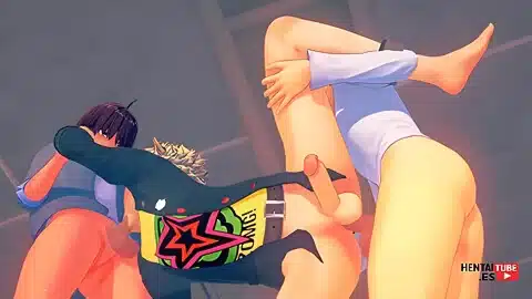 Persona 5 Yaoi – Ryuji Sakamoto In Middle Of A Threesome With Car Toon