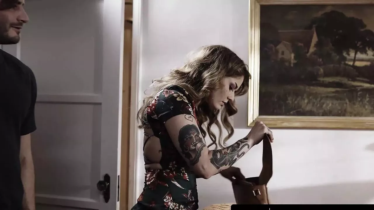 PURE TABOO Tattooed Babe Vanessa Vega Represses Guilty Conscience With EXTREME ROUGH SEX!