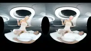 The first VR porn in space with Patty Michova, Vanessa Decker and Blanche
