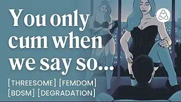 ASMR Audio Porn: FFM Threesome with British Dominatrix – BDSM, Femdom & Degradation – Erotic Audio Roleplay for Women