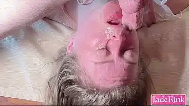 BDSM bound bride face fuck – The bride’s little throat PMV