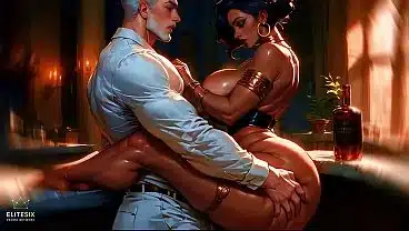 Big Ass Dark Skin Interracial Looping PMV Edit with Moans (100% AI Generated 4K)