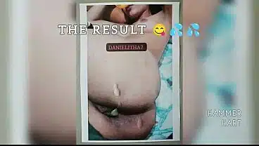 Cum Tribute For Danielitha7 – Getting Horny By Her Hot Body & Cum Over Her Sexy Ass & Pussy