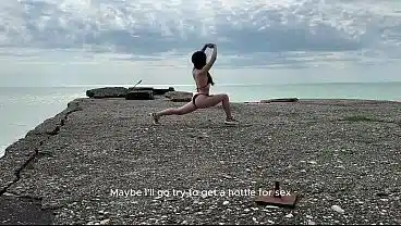 Угостил туристку на море натуральным белковым коктейлем. С грязными разговорами