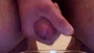 自分の精子をごっくん