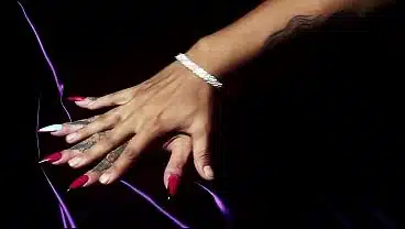 Ebony Goddess with Braids: A Full Naked Striptease and Explosive Solo Sex Session