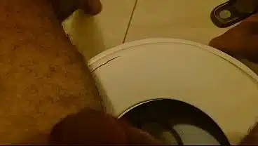 Getting ready to lick her ass
