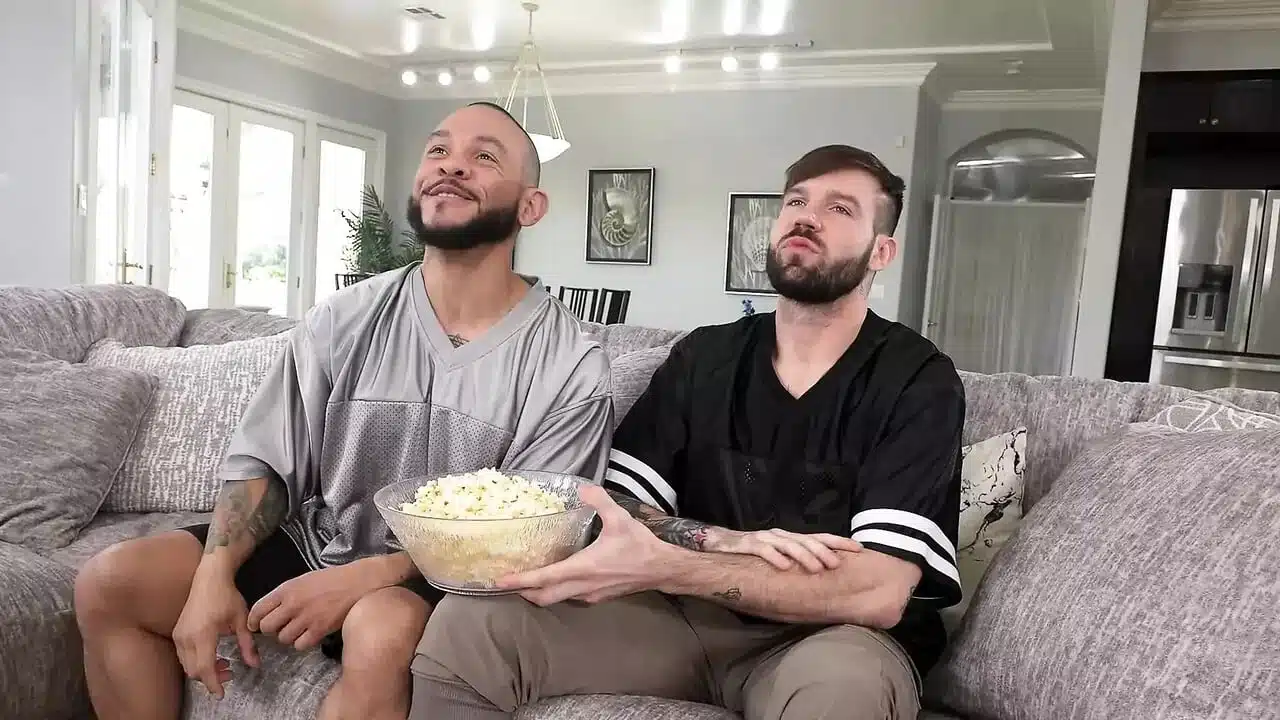 Latino Jocks Barebacks His Roomate After Watching The Game