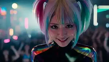 Lesbian fun in the club – AI