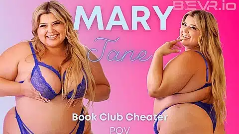 Mary Jane Bbw In Book Club Cheater