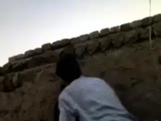 Pakistani Village Girl Fucking Hiding Against Wall