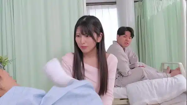 Part 2: My girlfriend came to visit me in the bed next to me and she was my type, so I started sexually harassing her through the curtain and she got turned on!? Her boyfriend was in the hospital and couldn’t move, so I gave him a load of creampies!