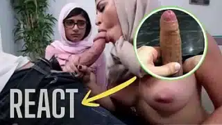 React: Mia Khalifa stepmom Juliana Vega fucks and sucks her boyfriends cock