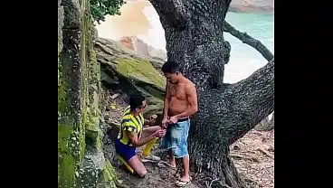 Sexo ao vivo na Praia do Abrico Rio de Janeiro