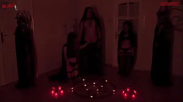Something very strange happened during a satanic ritual, a candle lit by itself!