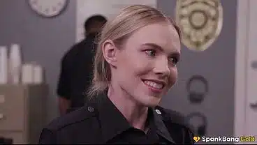 SPANKBANG GOLD – Cheating Hot Cop Gangbanged By Entire Cop Force