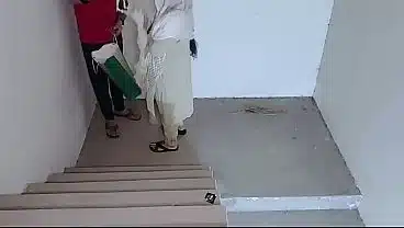 Stepfather Fucked hard stepdaughter On Stairs