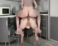 Stepson Saw His Stepmom Take Off Her Panties And Fucked Her Big Ass In Anal