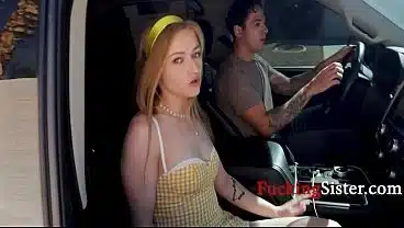 Teen Stepsis Flashing Ass, Gets Finger Fucked Fast