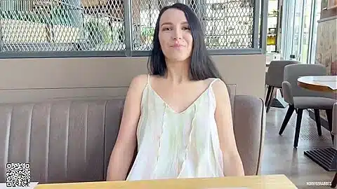 Testing Lovense Vibrator In Public Place With Hot German Girlfriend