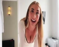 Amateur Blonde Ex Shows What He Misses In Hardcore POV