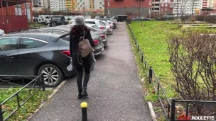 Blowjob and cum swallowing in the car. What could be better?