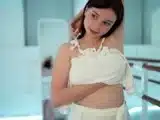 Cute curly brunette solo webcam masturbation