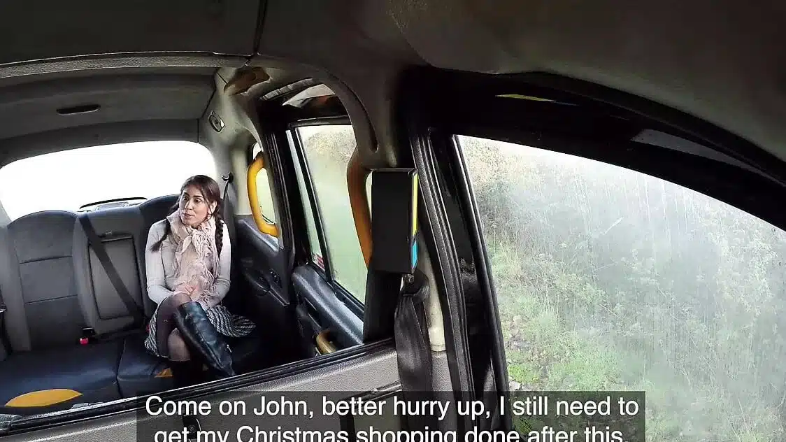 Fake Taxi British babe Sahara Knite gives great deepthroat