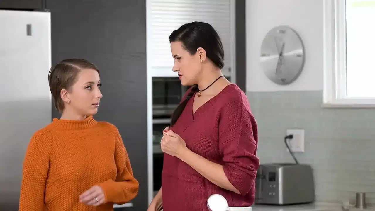 Family Strokes – Hot Teen Lets Her Stepsister’s Sugardaddy Fuck Her, Too, To Reap All The Benefits
