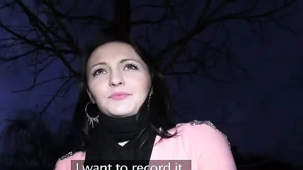 HornyAgent Black haired babe fucks to get fake modelling