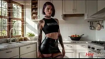 My friend with tattoos treated us to breakfast and sex. [AI]
