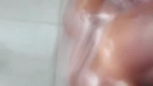 Oil big cock being rub