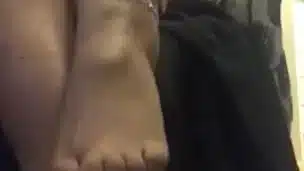 Pakistani Indian mature oiling feet Sunday lockdown pt1