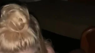 passionate blowjob from pretty teen