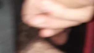 Shows dick in car
