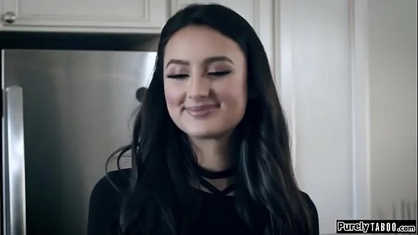 Two coworkers are powerplaying each other but realise that both have dirt on the other.They agree on a truce and she wants his cock to celebrate.She takes it out and is throatfucked.He licks her wet pussy before she rides it on the couch