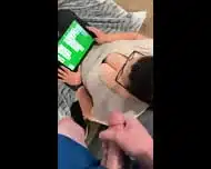 Watching My Hot Step Mom’s Tits And Jerk Off Behind Huge Cumshot