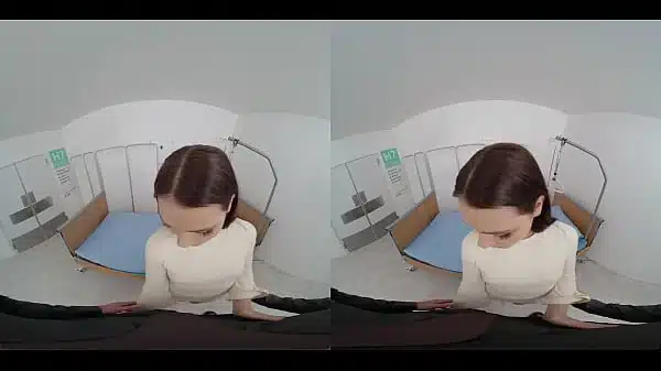 A patient desperately wants a threesome with a male and female doctor, and to her surprise they’re both down to get naughty in the hospital.