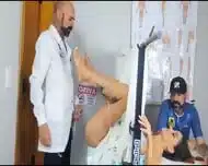 Amateur Gyno Exam Turns Hardcore Wife Pussy Play