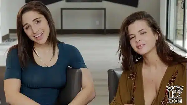 American lesbian brunettes eating each other out