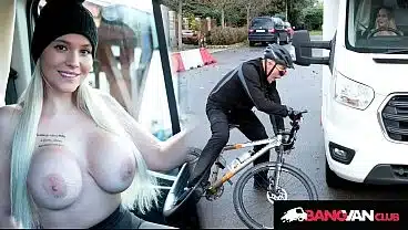 BANGVAN – Bosomy Czech Coquette Jennifer Mendez Fucks Cyclist