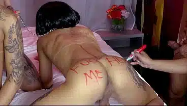 Four Trannies Engage in a Wild Orgy with Men and Women DT984