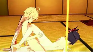 Genshin Impact Hentai – Sara x Aether Hard Sex Full