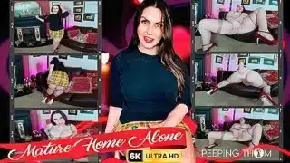 Home Alone With Horny Granny With Josephine James