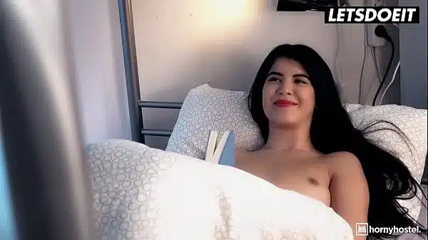 HORNY HOSTEL – Horny Slut Travels For Sex And Fucks Big Dick Stranger Full Scene