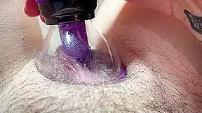 I Pumped Up My Baby With A Vacuum, A Drooling And Huge Clitoris, An Extreme Flowing Orgasm