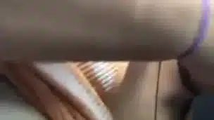 Latina milf gives white boy messy head in car