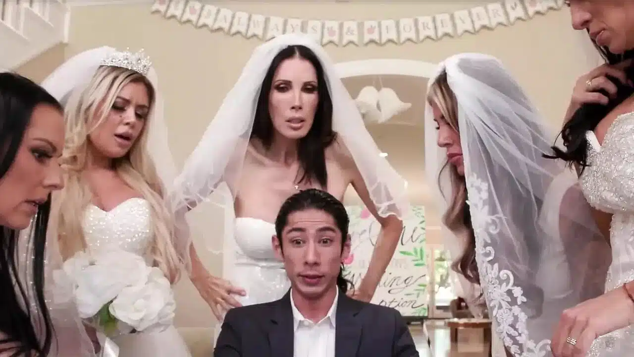 MOMMY’S BOY – Furious MILF Brides Reverse Gangbang Hung Wedding Planner For Wedding Planning Mistake