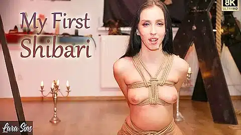 My First Shibari With Lara Sins