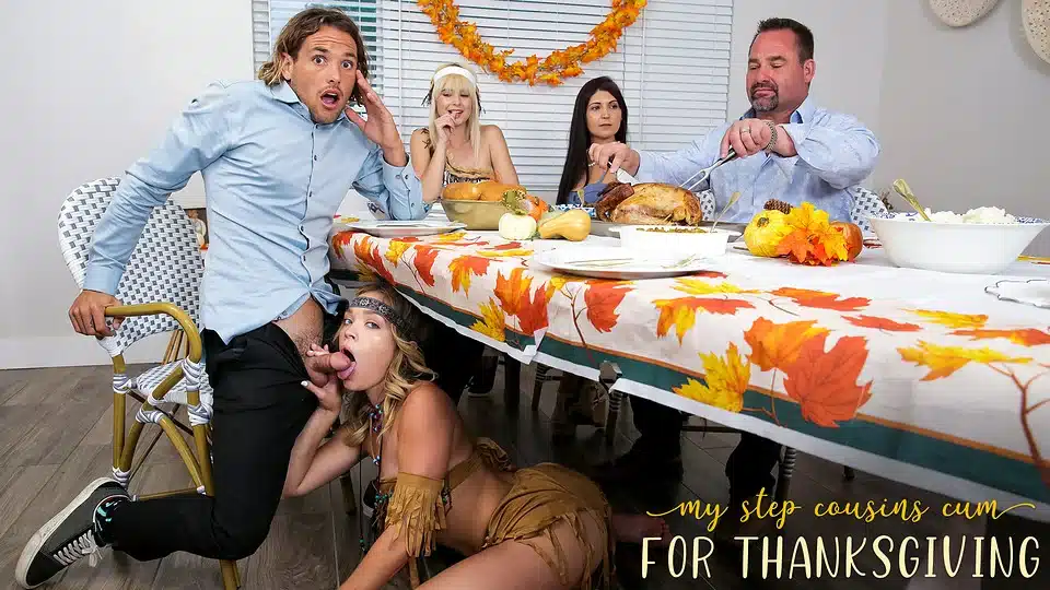 My Step Cousins Cum For Thanksgiving – S16:E4